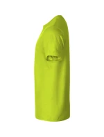 Základné voľné tričko pánske limetkové