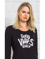 Dámske pyžamo dlhé Good vibes
