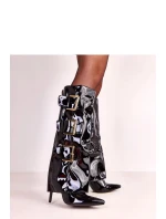 Topánky na podpätku model 222360 Solea Topánky na podpätku model 222360 Solea