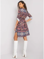 Šaty DHJ SK 5766.60 tmavomodré