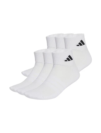 Ponožky adidas Cushioned Essentials Ankle, 6 párov, biele, KE5495
