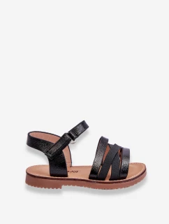 Dziecięce Sandały Z Paseczkami Czarne Isla