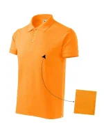 Bavlnené polo tričko tangerine orange
