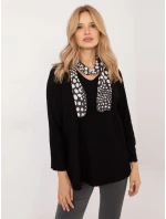 Blúzka DHJ BZ 19226.91 čierna Blúzka DHJ BZ 19226.91 čierna