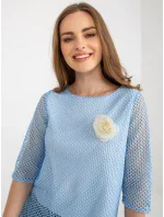 Blúzka LK BZ 506642.94 svetlo modrá