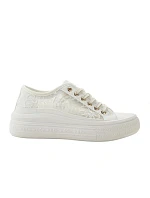 Lee Cooper dámske športové topánky white platform lace-up women's Lee Cooper dámske športové topánky white platform lace-up women's