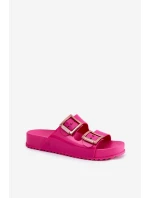 Damskie Klapki Gładkie Pachnące ZAXY NN285093 Fuksja