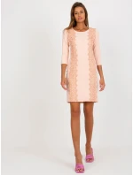 LK SK 506583 šaty.21P broskyňa
