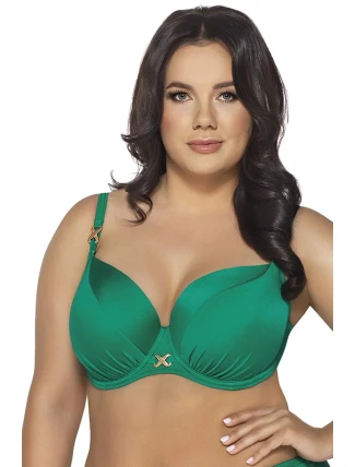 Dámska plavková podprsenka SK-182 Tmavo zelená - Ava