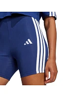 Dámske šortky adidas Essentials 3-Stripes High Waisted Biker, modré, JE1225, dámske Dámske šortky adidas Essentials 3-Stripes High Waisted Biker, modré, JE1225, dámske