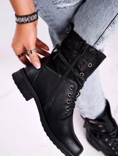 Dámske členkové topánky Black Perfecto