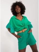 Šortky DHJ SN 2598.29X zelené