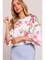 M844 Viacfarebný top s potlačou - model 2 M844 Viacfarebný top s potlačou - model 2