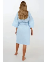 Modrý dámsky župan - Momenti Per Me