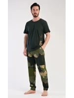 Pánske pyžamo s dlhými nohavicami Army Pánske pyžamo s dlhými nohavicami Army