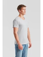 Fruit of the Loom Iconic 150 V-Neck T Tričko s výstrihom do V 16.1442 biele