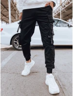 Pánske bojové nohavice čierne FashionStreet UX4214 Pánske bojové nohavice čierne FashionStreet UX4214