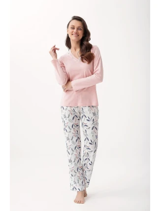 Dámske pyžamo Luna 675 dĺžka/r 3XL Z24/25