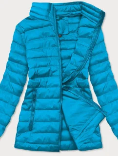 Svetlomodrá ľahká dámska prešívaná bunda (20311-243)