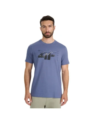 Pánske tričko 4F M2359 denim 4FWAW25TTSHM2359 32S pánske