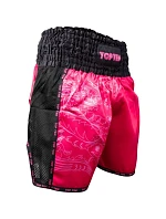 TOP TEN "DRAGON" šortky čierna/ružová M