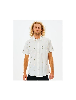 Tričko RIP CURL Hula Breach S/S, biele Tričko RIP CURL Hula Breach S/S, biele