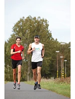 Daiber JN 390 Dámske bežecké tričko s výstrihom do V 02.0390 biele/červené Daiber JN 390 Dámske bežecké tričko s výstrihom do V 02.0390 biele/červené