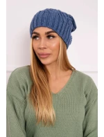 Fleecová čiapka Paulina K227 dark denim Fleecová čiapka Paulina K227 dark denim