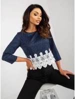 Blúzka LK BZ 506428.90 tmavomodrá