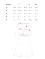 S404 Pletené šaty s opaskom na zaväzovanie - ecru