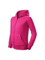 Trendy mikina na zips pre deti fialová