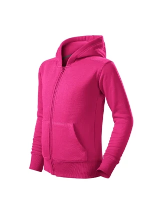Trendy mikina na zips pre deti fialová