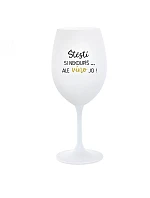 Šťastie si nekúpiš... ale môžeš si kúpiť víno! - pohár na biele víno 350 ml