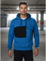 Pánska modrá mikina FashionStreet BX5912