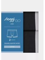 sloggi muži GO ABC 2.0 Short 2P - BLACK - SLOGGI BLACK - SLOGGI