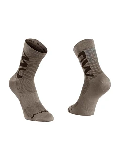 Cyklistické ponožky NORTHWAVE Extreme Air Mid Sock, béžové