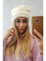 Dámska čiapka Adria K296 ecru