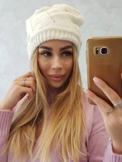 Dámska čiapka Adria K296 ecru