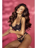 Podprsenka V-10771 čierno-béžová - Axami