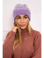 Bublinková čiapočka K219 fialová