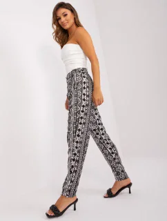 Nohavice D73770M61869O čiernobiele