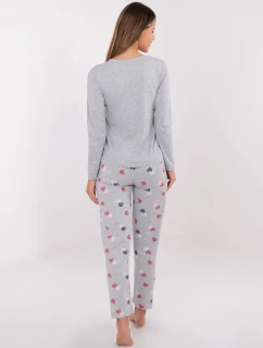 Pyžamo DU PI FP 009.84 sivé