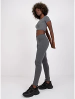 Legíny RV LG 2850.22P tmavo šedá