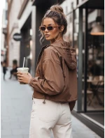 Dámska prechodná bunda ISCAR hnedá FashionStreet TY4234 Dámska prechodná bunda ISCAR hnedá FashionStreet TY4234