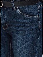 Dámske skinny džínsy modré FashionStreet UY2787
