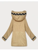 Dámska ľahko zateplená bunda s kapucňou Goodlookin sand (KK60413-5#) Dámska ľahko zateplená bunda s kapucňou Goodlookin sand (KK60413-5#)
