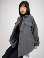 Košeľa DN KS 4005.99P tmavo šedá