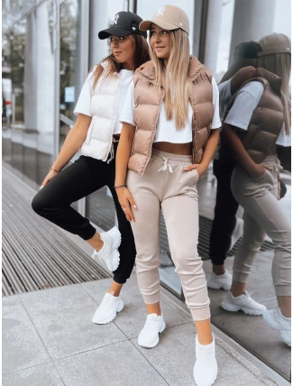 Dámske bežecké nohavice MORELO beige FashionStreet UY1583