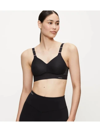 Dámska športová podprsenka Triaction Hybrid Lite P EX - BLACK - black 0004 - TRIUMPH