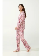 Vamp - Kvetinové pyžamo s gombíkmi 21046 - Vamp